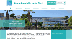 Desktop Screenshot of ch-laciotat.fr
