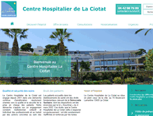 Tablet Screenshot of ch-laciotat.fr